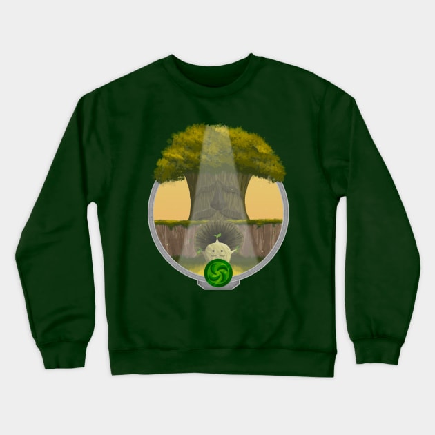 Kokiri forest (post-timeskip) Crewneck Sweatshirt by RicardoPaez